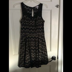 Black lace dress